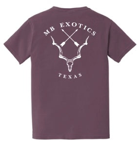 MB Exotics Pocket Tee - Berry
