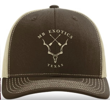 MB Exotics Hat - Brown/ Khaki