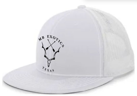 MB Exotics Hat - Solid White