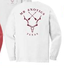 MB Exotics LS Pocket Tee - White