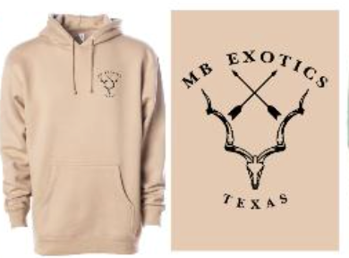 MB Exotics Hoodie - Sand Stone